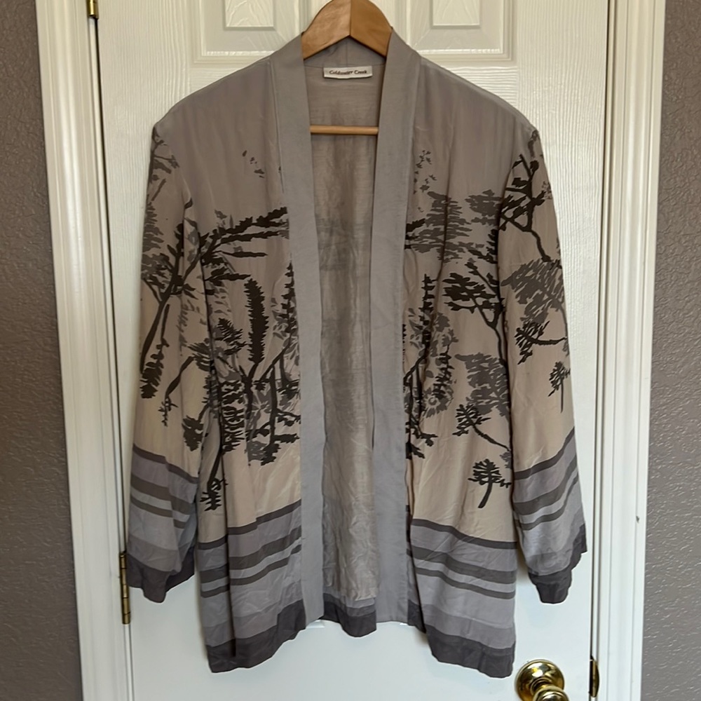Coldwater Creek Silk Jacket